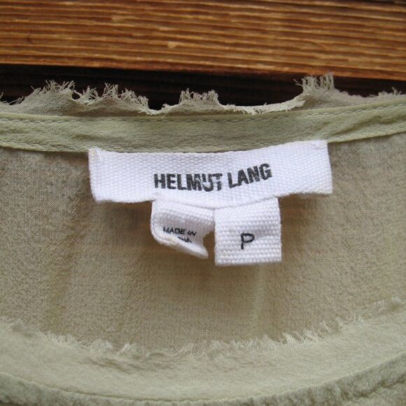 Helmut Lang Silk Oversize Top Blouse - Picture 7 of 8